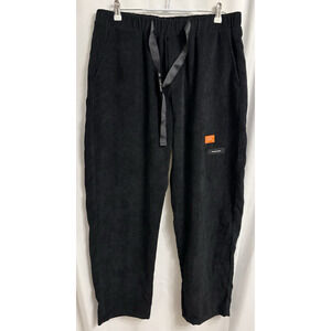 Charmkpr Men's XL Black Loose Fit Baggy Corduroy Pants Skater Streetwear Urban